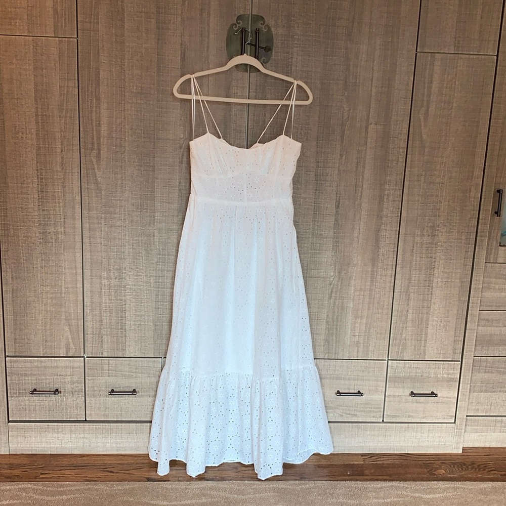 Zara Embroidered Eyelet Dress‎